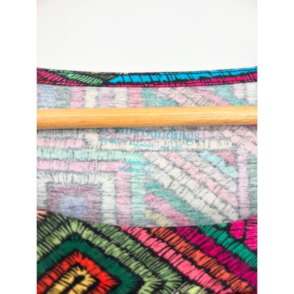 Soft Surroundings Rocco Branco Cold Shoulder Top Size M - Picture 7 of 7